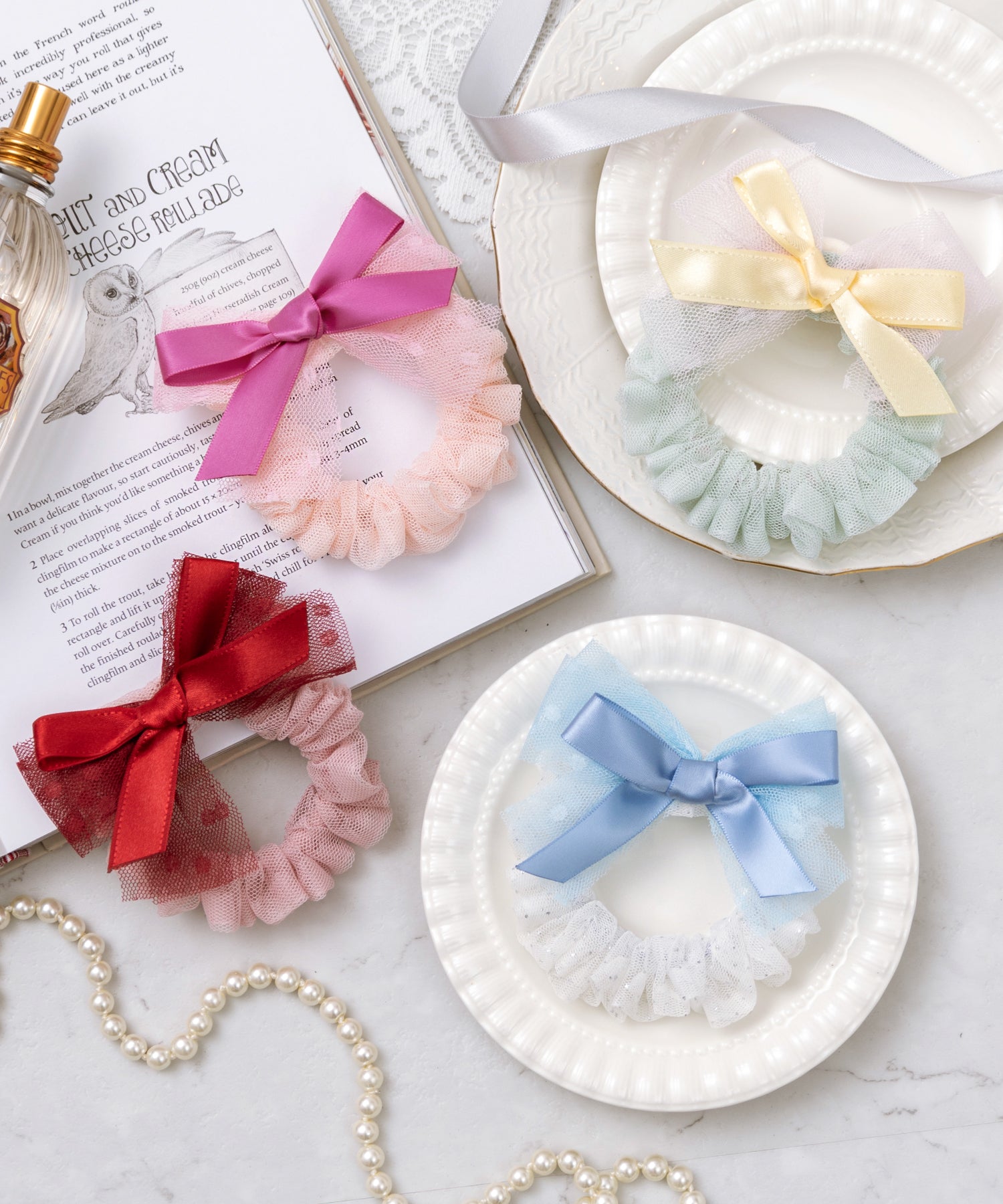 お菓子なシュシュりぼんシュシュ小物入れシュシュデコラシュシュ