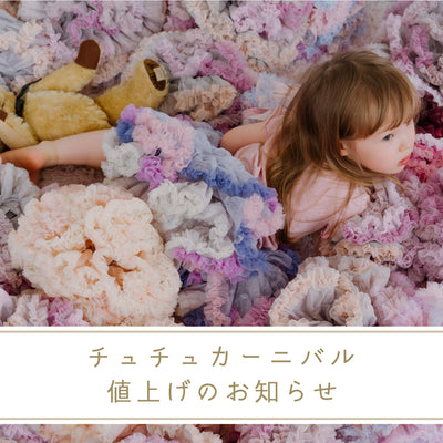 チュチュカーニバル値上げのお知らせ