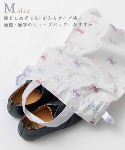 巾着トートバッグ/リボンパレード
