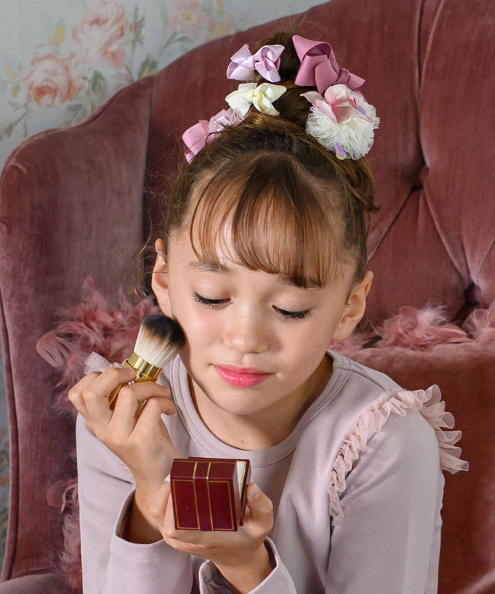 プリマリボンヘアピン(2個セット)ヘアアクセ ヘアゴム こども 子供