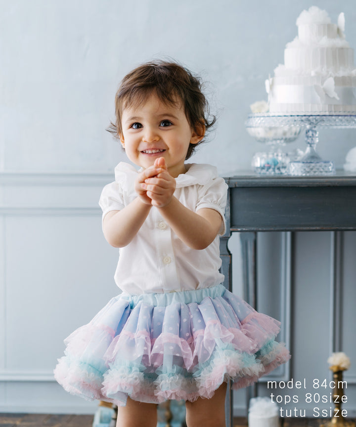 パンパンチュチュ　双子コーデ　Ｌサイズ チュチュ】 子供服 女の子 スカート 誕生日 バースデーフォト