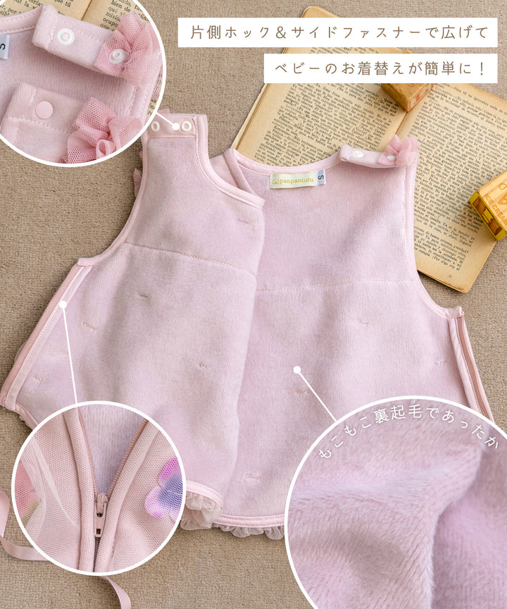 チュニックベスト】 アウター ベビー キッズ 女の子 1才 2才 3才