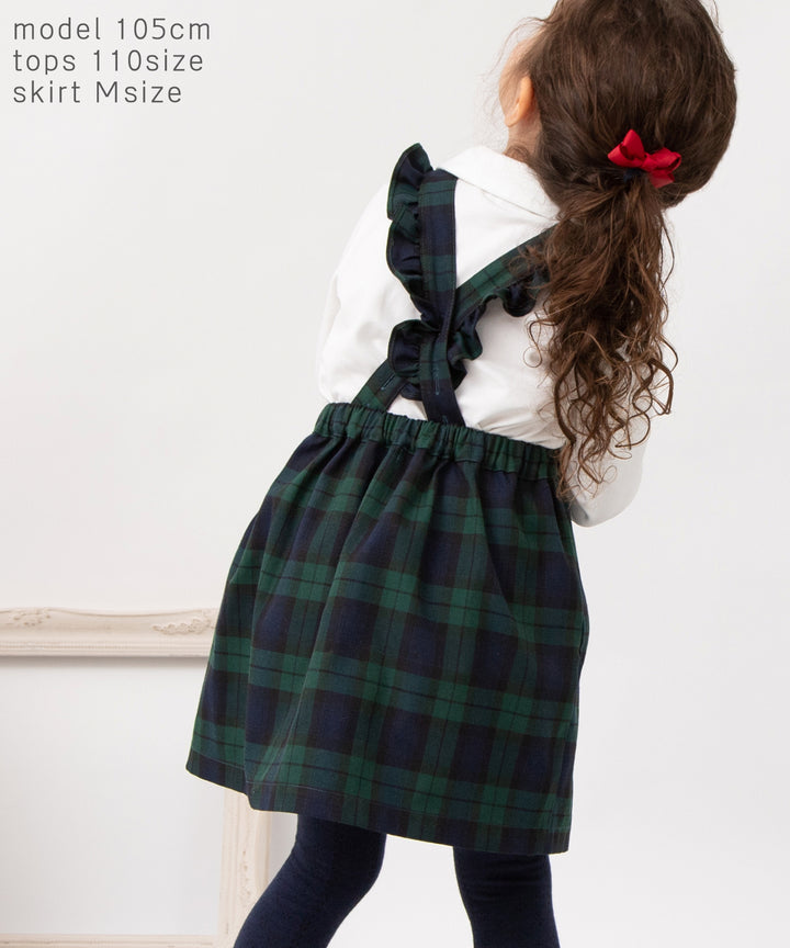 こうやん★断捨離中★値段交渉可 ！2way☆立体フリルサロペット☆スカート COTTON from U.S.A デニム3WAYフリルサロペット ｜ ボトムス ｜ 子供服