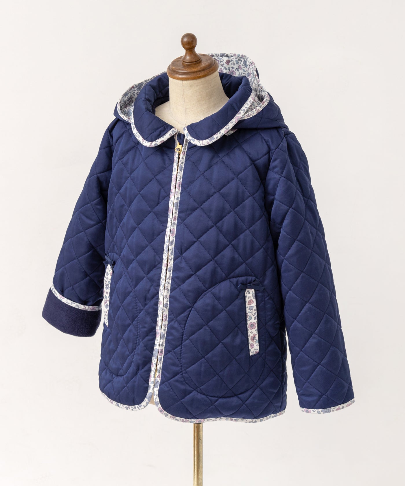 【ONLINE・直営限定】2wayフラワーキルトショートコート(ママサイズ)