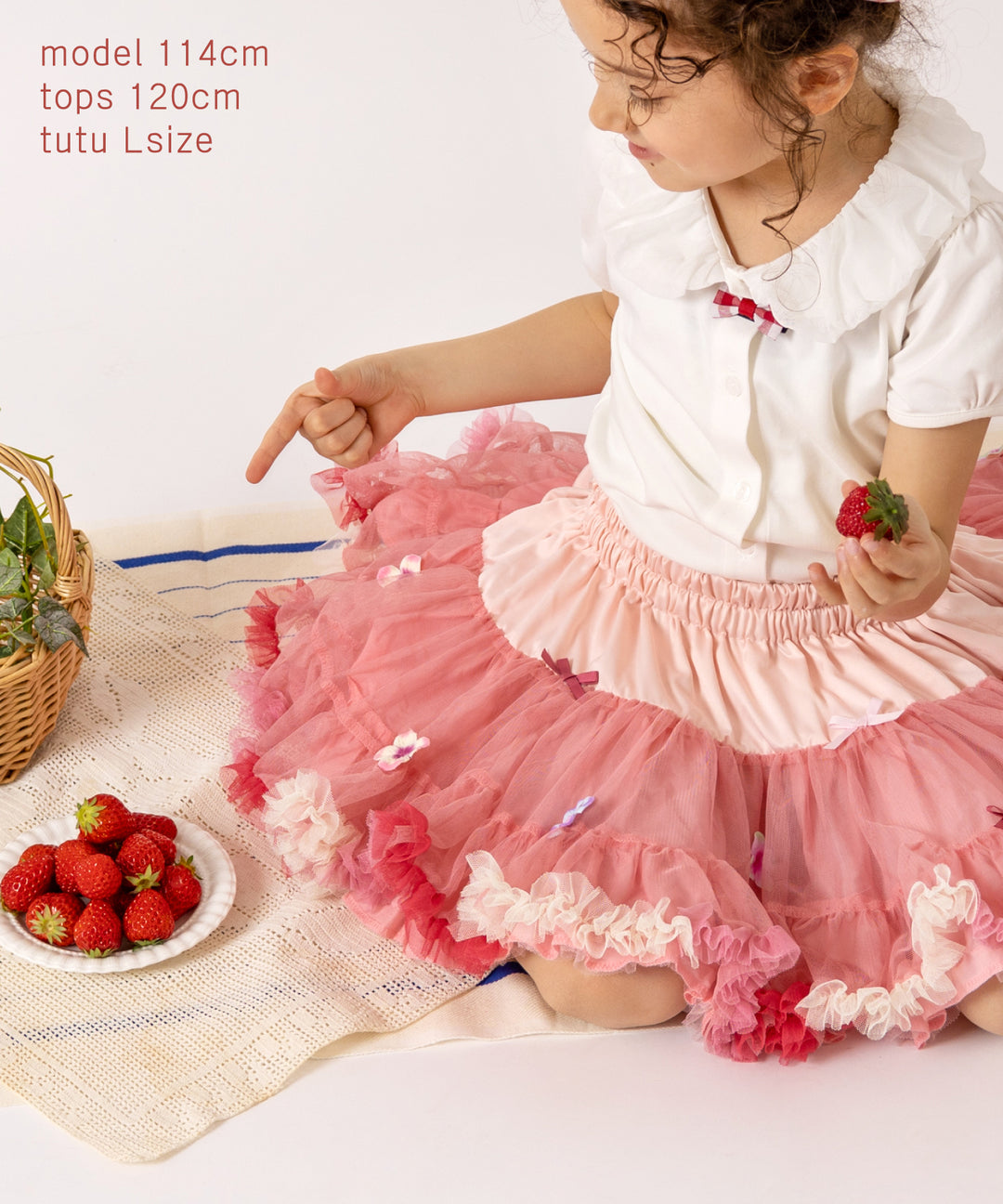 新品 パンパンチュチュ L デコチュチュ ストロベリーケーキ