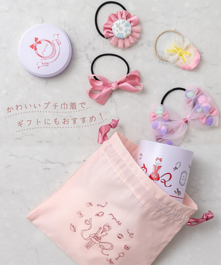 FERRAGAMO ピンク リボン付きヘアバンド 新品未使用 巾着袋付き 楽天