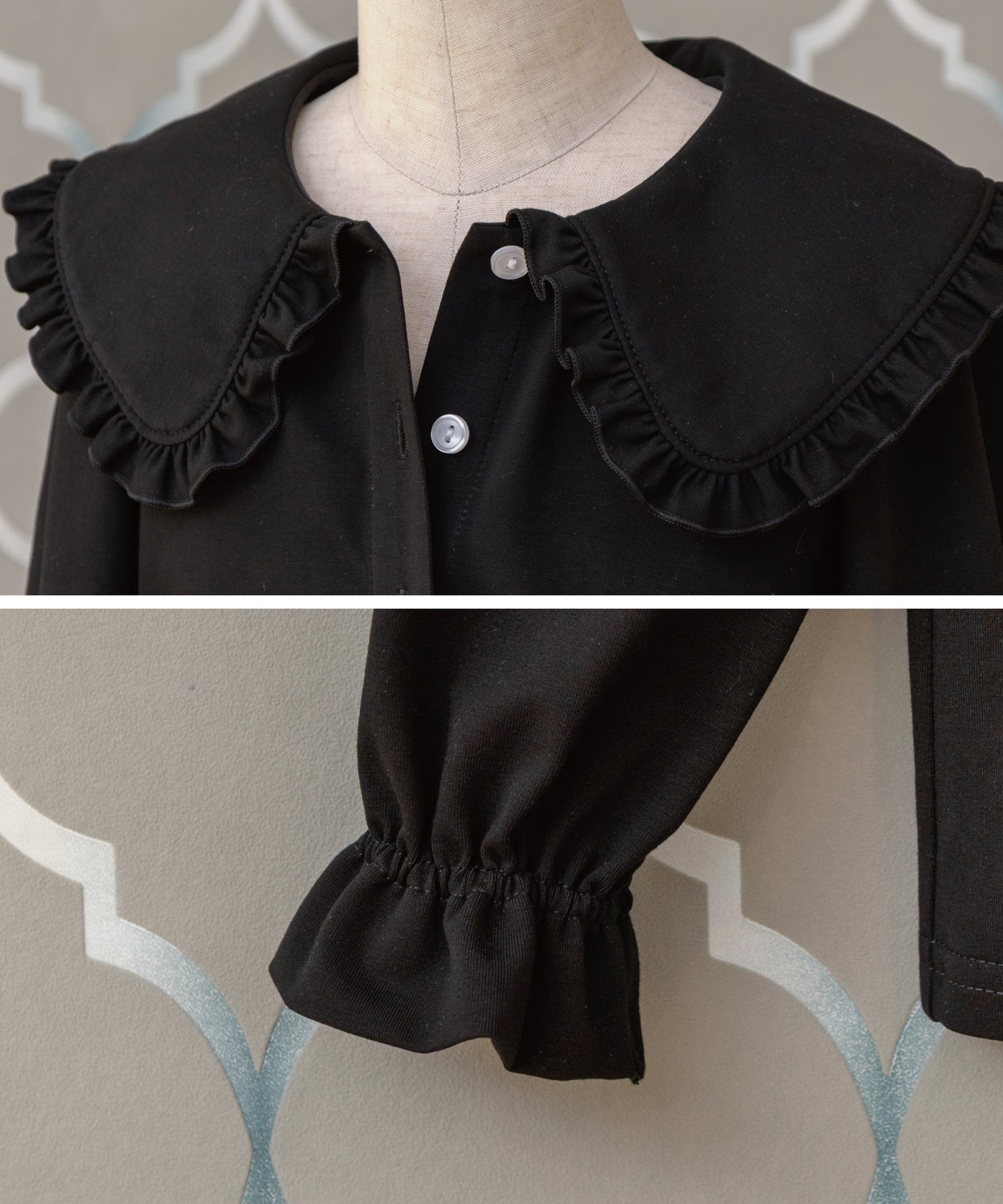 ヒロインカラーブラウス/ブラック