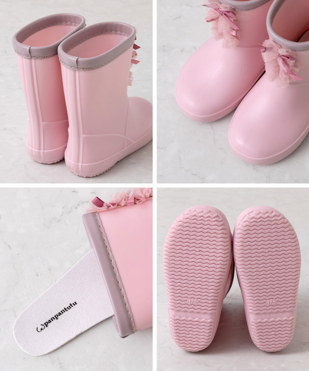 レインブーツ】 長靴 子供用 女の子 ショートブーツ レイングッズ 通園