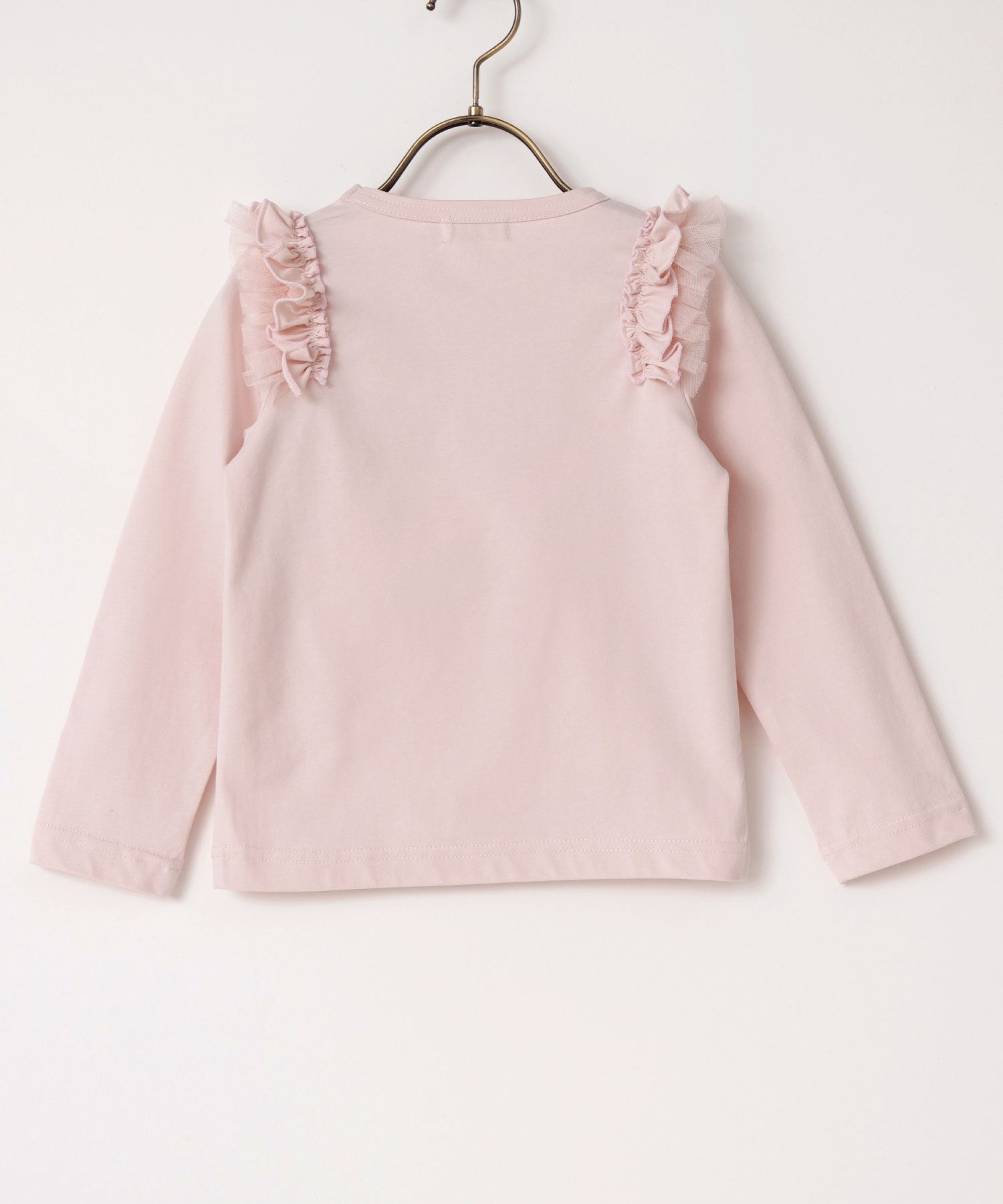 【くらはしれい】UVcutフリルショルダートップス(長袖)