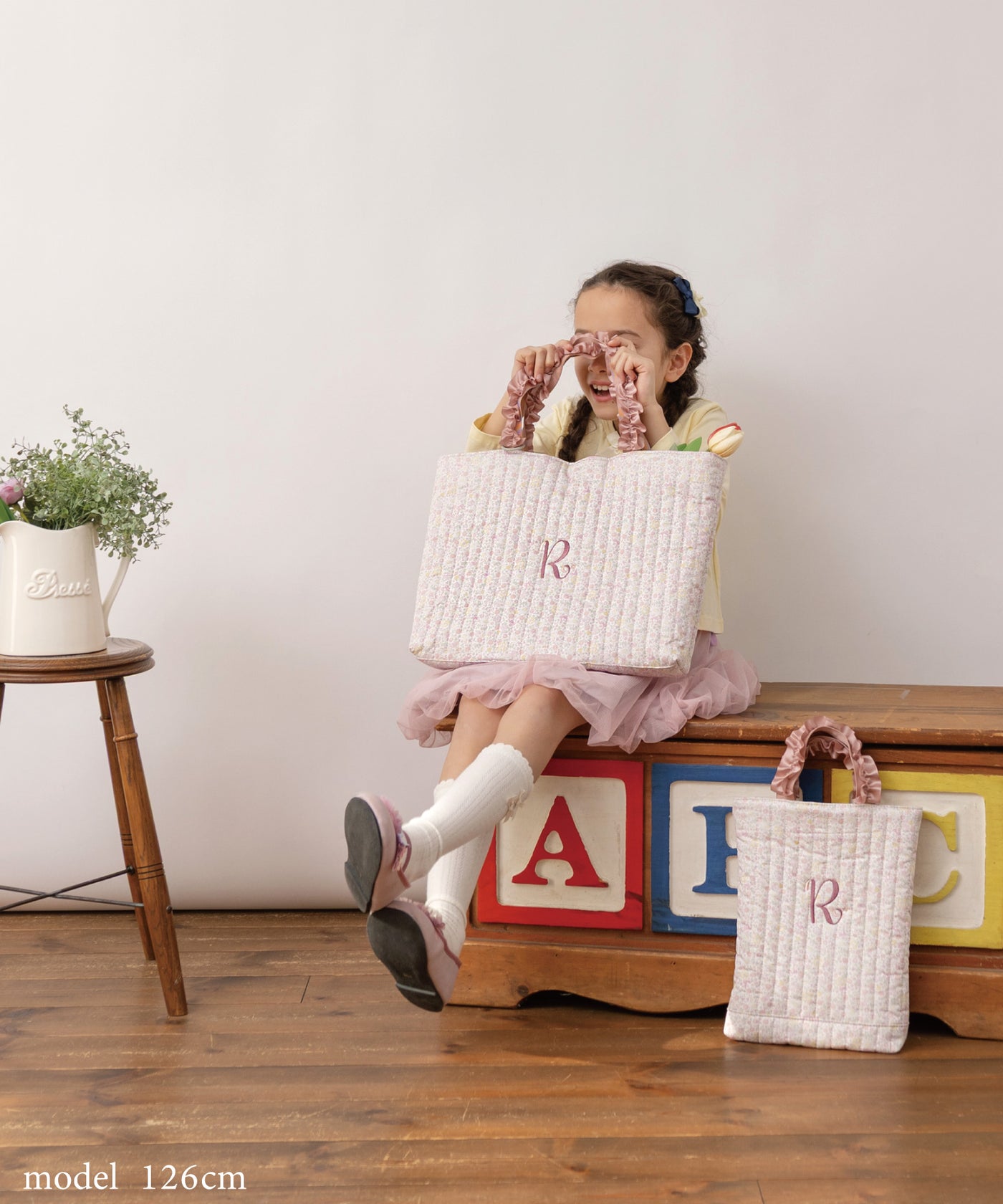 【ご予約】フリルレッスンバッグ/ナップサック/シューズバッグ(2月上旬〜お届け)