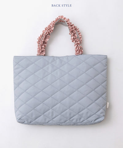 【刺繍30%OFF】リボンフリルレッスンバッグ2点セット(12月下旬〜お届け)