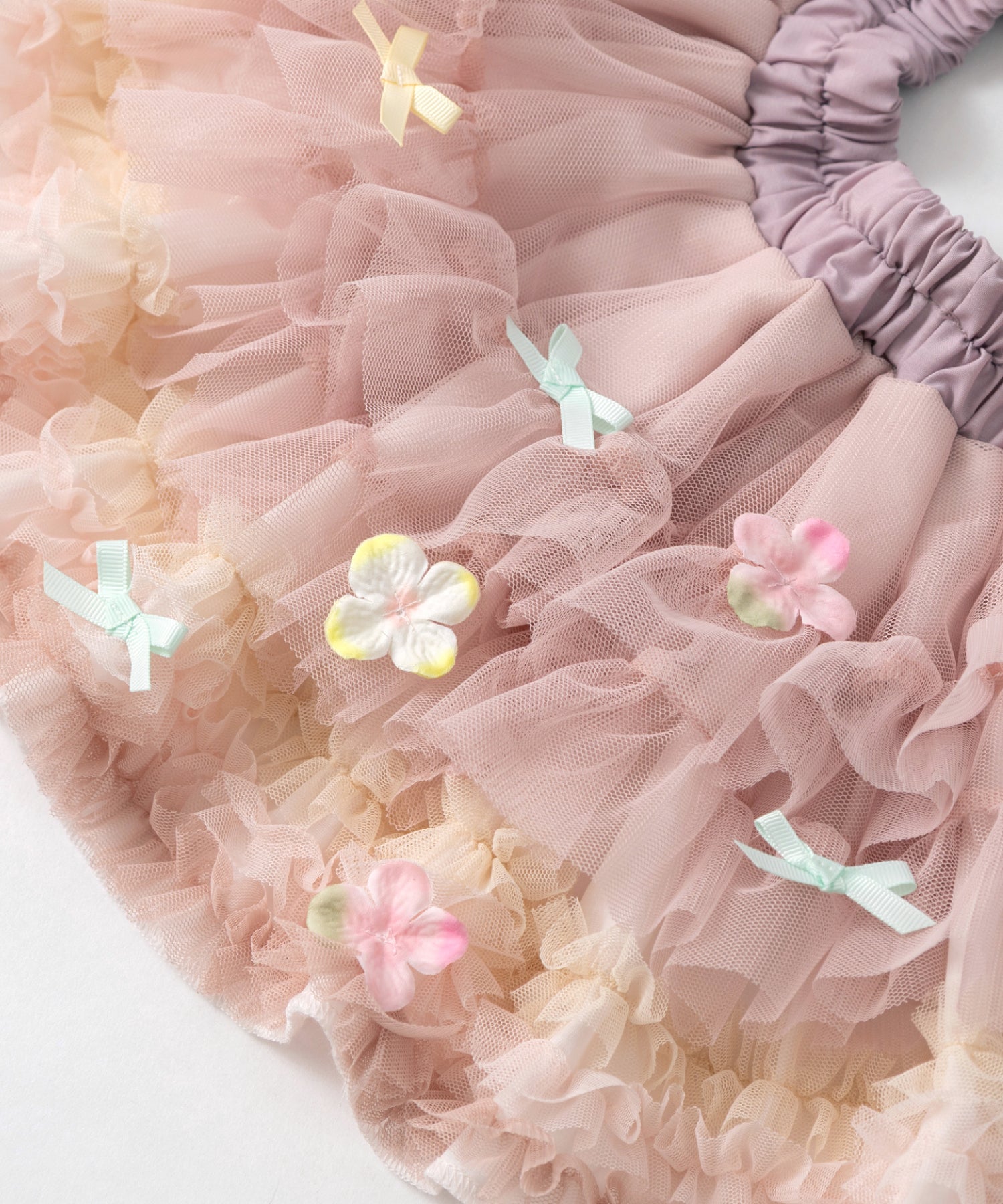 【限定】お花とリボンのデコレーションチュチュ/さくら