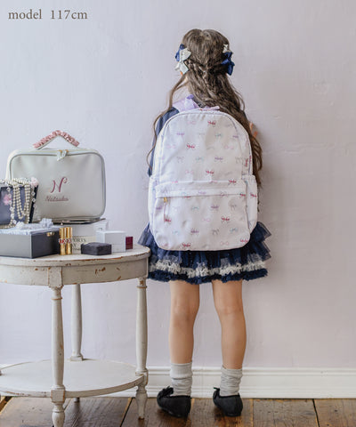 撥水マルチポケットリュック/リボンパレード