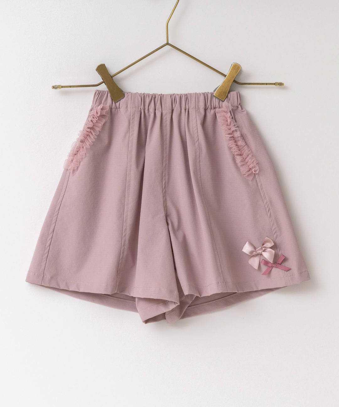 撥水キュロット】ピンク 女の子 子供服 ショートパンツ アウトドア