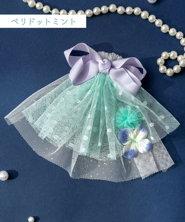 ドレスアップヘアクリップ ヘアアクセ 浴衣 甚平 ヘアアレンジ リボン