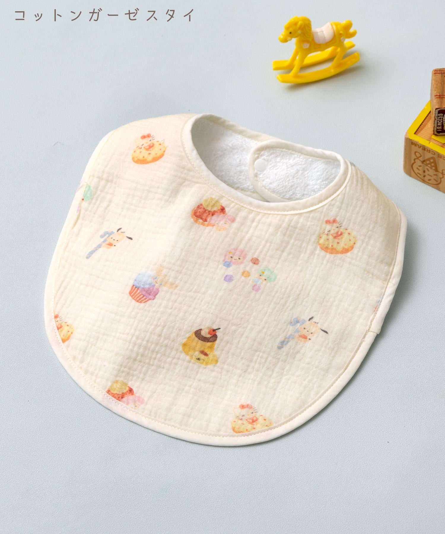 【サンリオキャラクターズ】ガーゼおくるみ3点セット