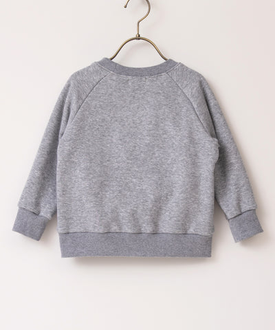 もこもこスウェットトップ/フレンチグレー
