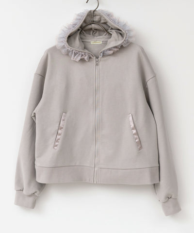 【ONLINE・直営限定】チュールラッフルパーカー(ママサイズ)