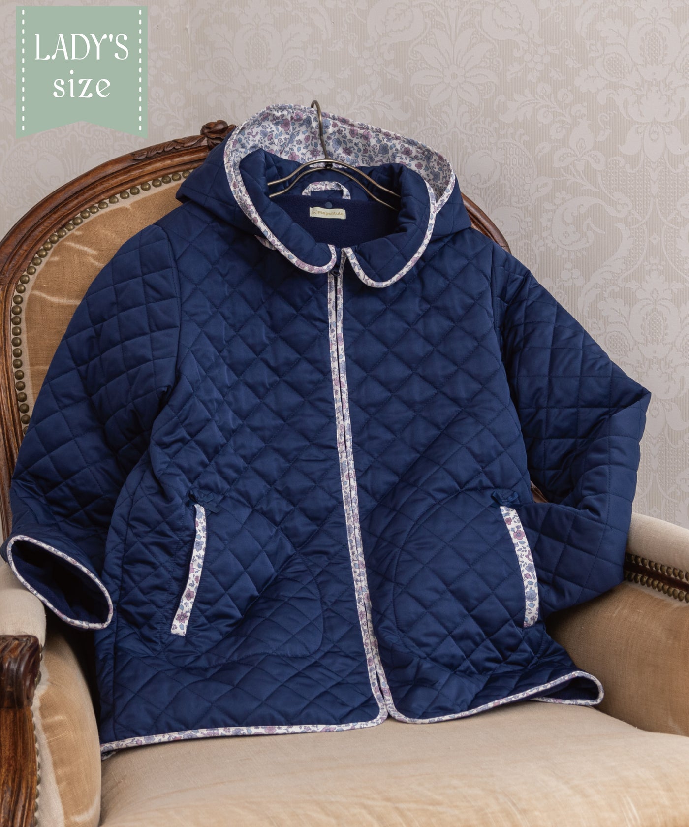 【ONLINE・直営限定】2wayフラワーキルトショートコート(ママサイズ)