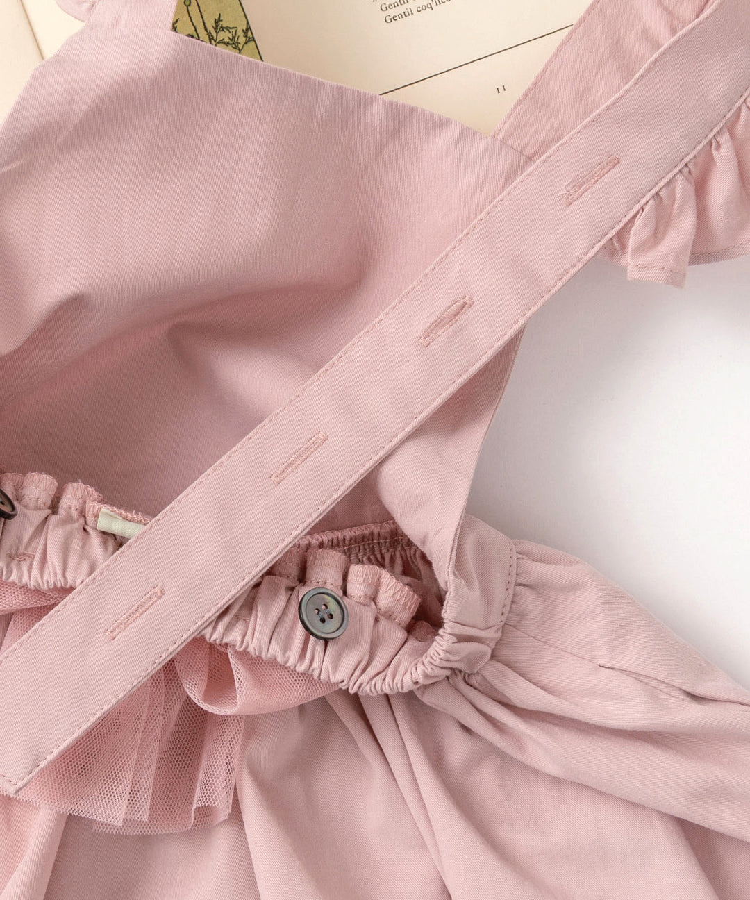 エプロンワンピース】 子供服 キッズ 女の子 かわいい ピンク 通園