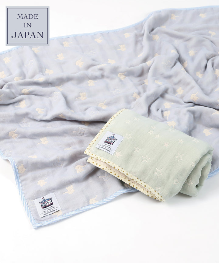 チュ子の編み物❣️ぷっくりお花の出しっぱなしお昼寝毛布