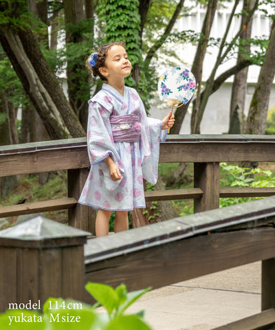 【数量限定】浴衣ドレススペシャル4点セット/紫陽花リボン