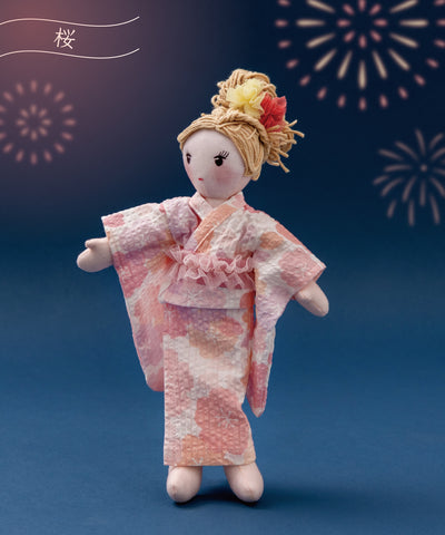 お人形浴衣2点セット