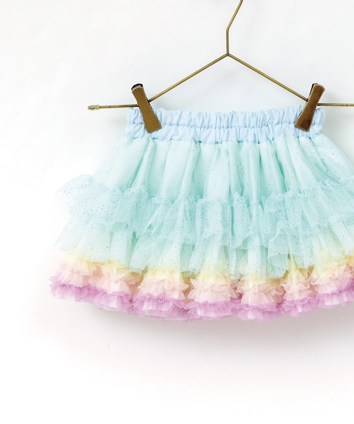 パンパンチュチュ♡デコレーションちゅちゅ♡スカート ♡2枚セット チュチュプリンセス/ポッピングミント 出産祝い 結婚式 発表会 衣装