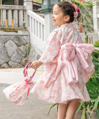 リボン巾着バッグ(浴衣)