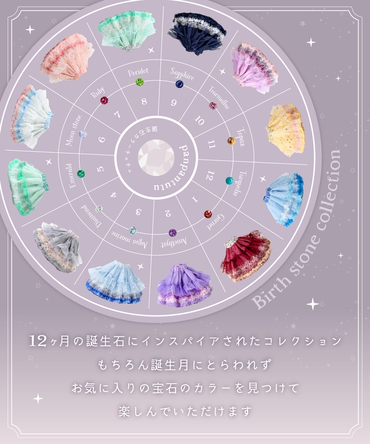 【直営限定】ジュエルチュチュセット(5〜8月)