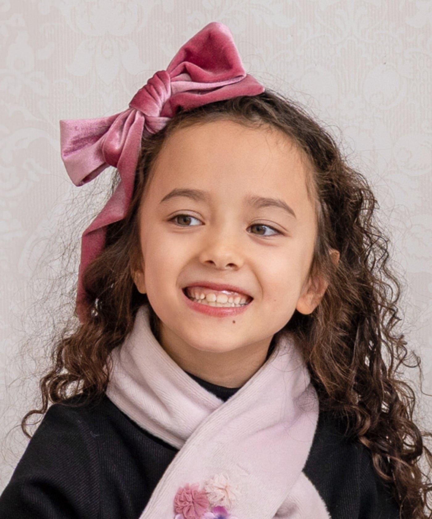 2wayファンリボンシュシュ(ベルベット)