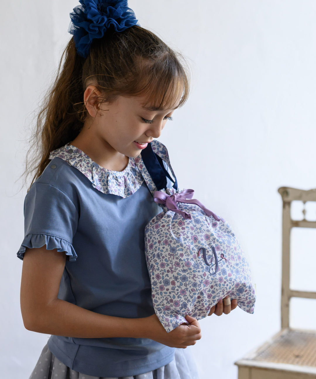 ハンドメイドシューズバッグ・お着替え袋 2点・なかよし&バルーン ハンドメイドシューズバッグ・お着替え袋 2点・なかよし