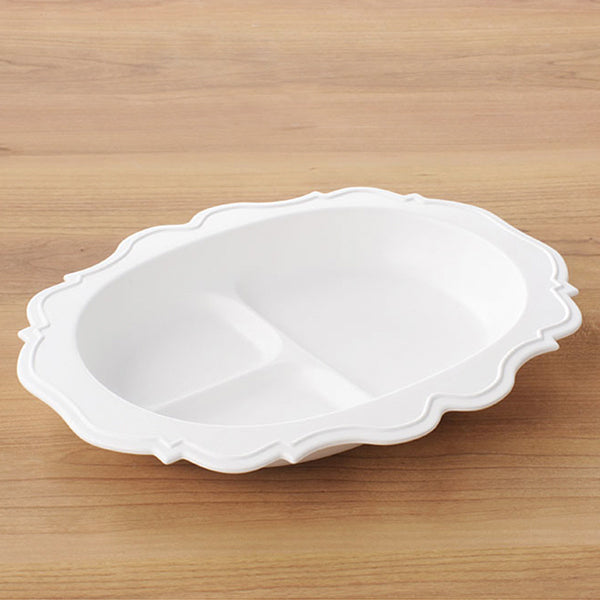 Reale 三食皿　ガルソン/ホワイト