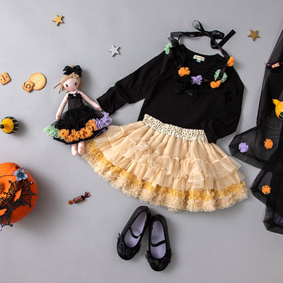 【オンラインストア限定】お人形ハロウィンドレス/ハロウィンブラック