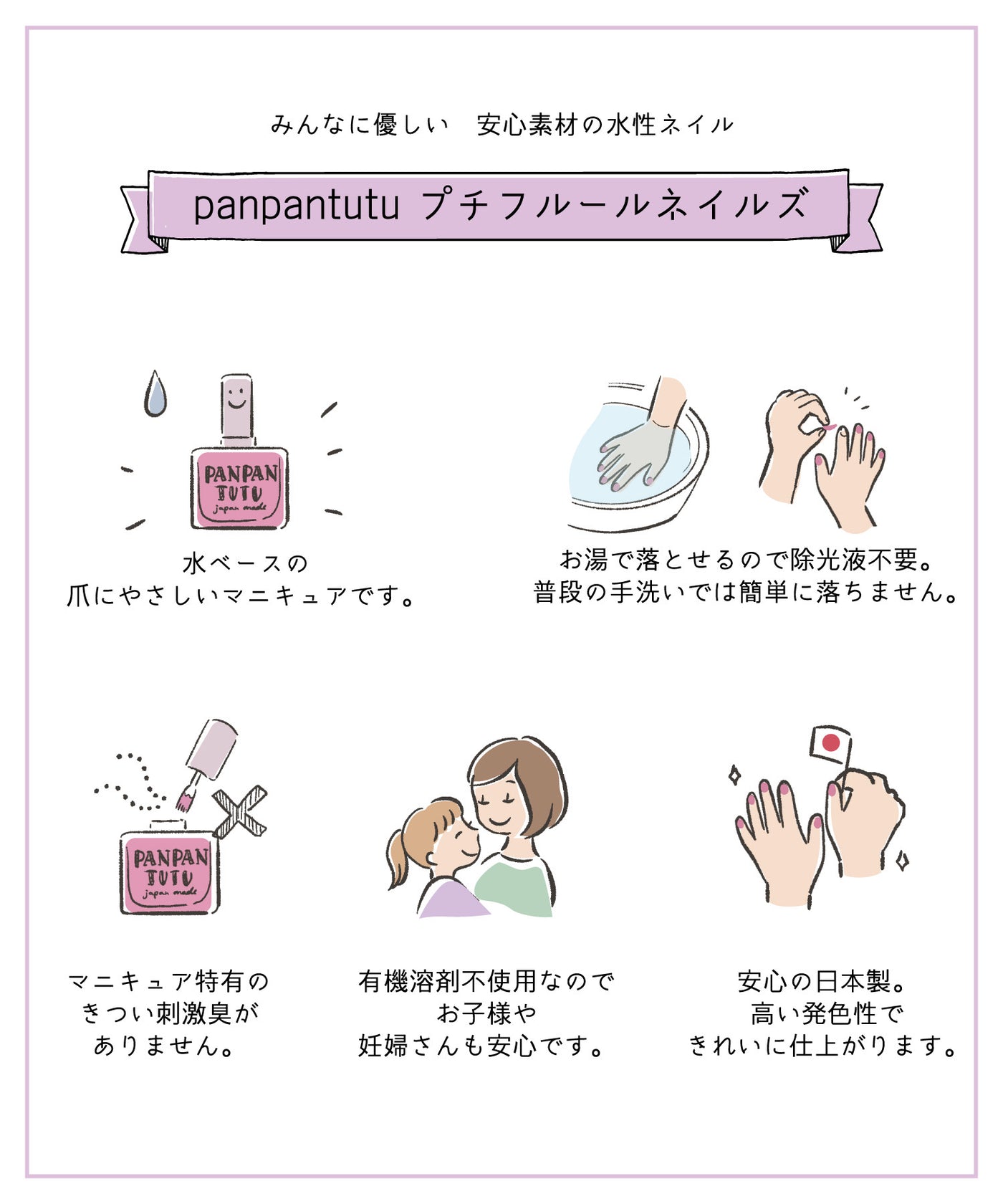 プチフルールネイルズ（今だけ花びらヘアゴムプレゼント）